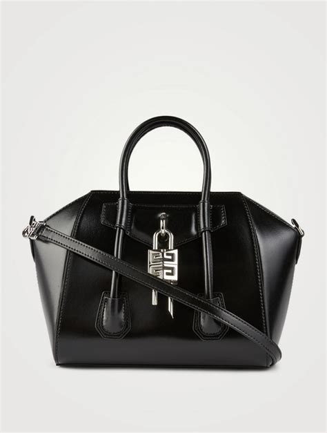 givenchy antigona leather|mini antigona lock leather satchel.